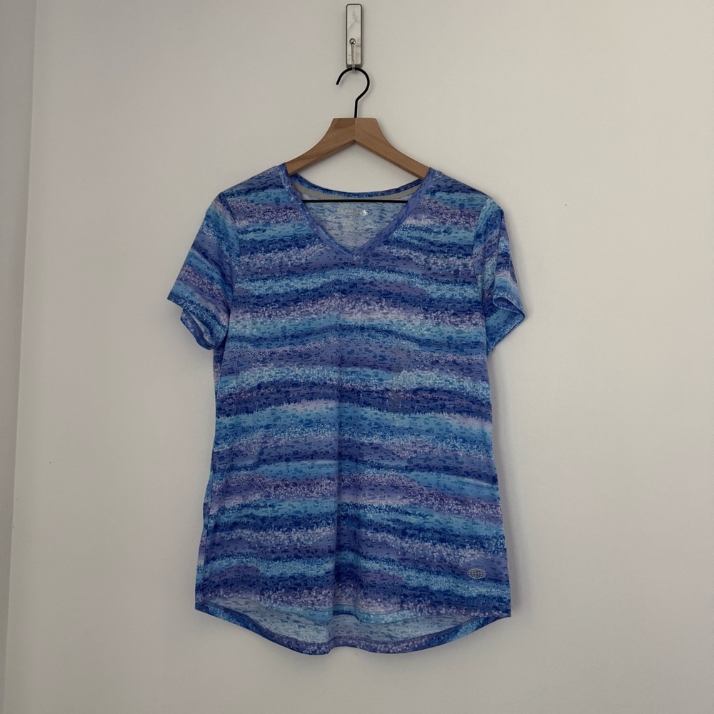 Reel Legends Women's Ocean Wave Short NWT Sleeve Tee